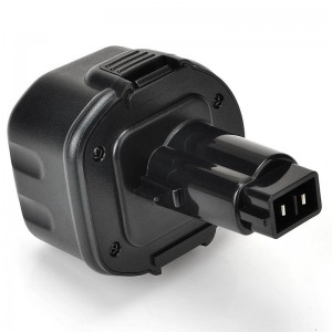 Cellules de batterie rechargeables de perceuse de Ni-Cd 9.6V 1500mAh pour Dewalt DE9061, DE9062, DW9061